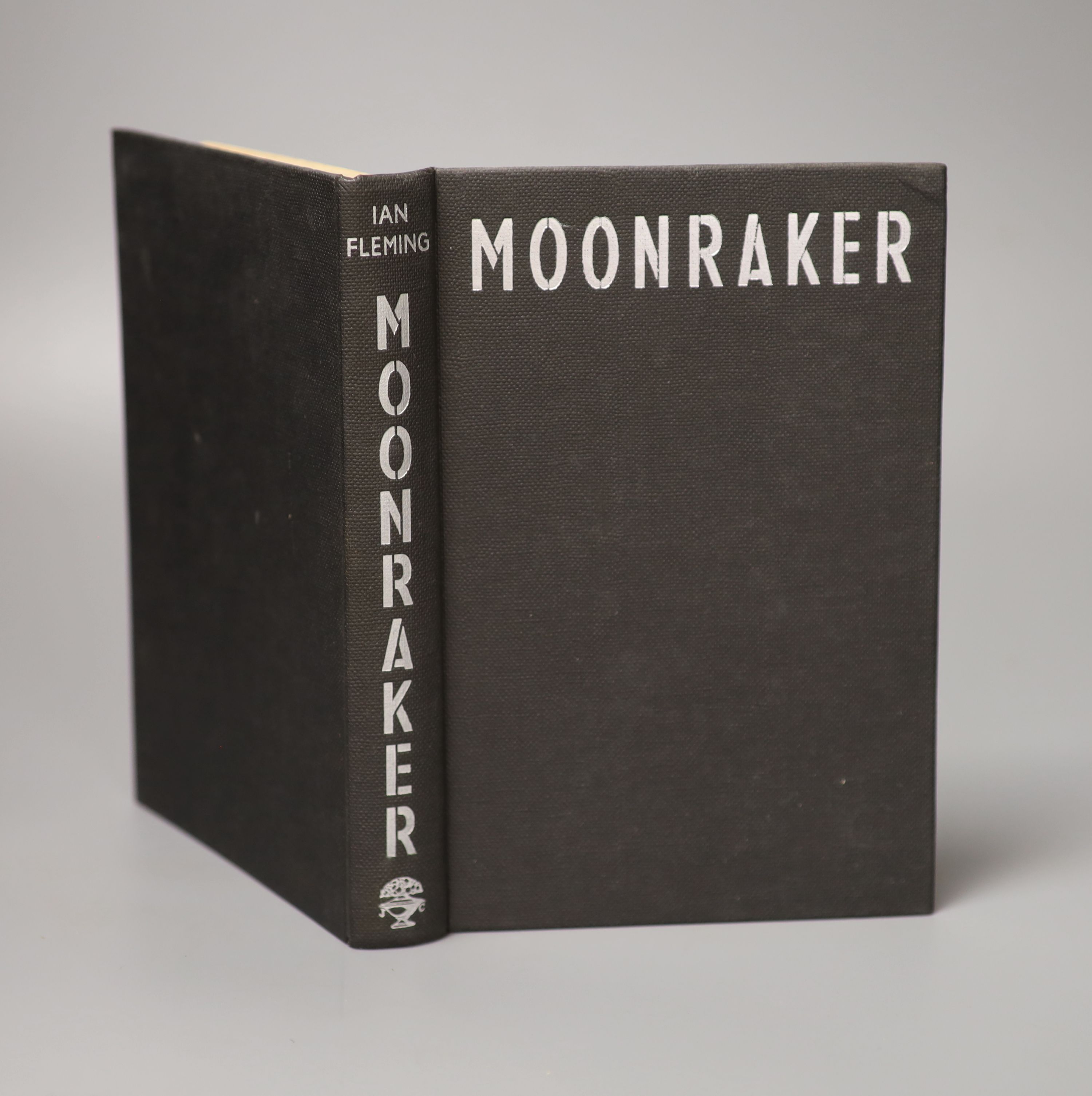 Fleming, Ian - Moonraker, 1st edition, 2nd state, original black cloth with silver titles, London, 1955